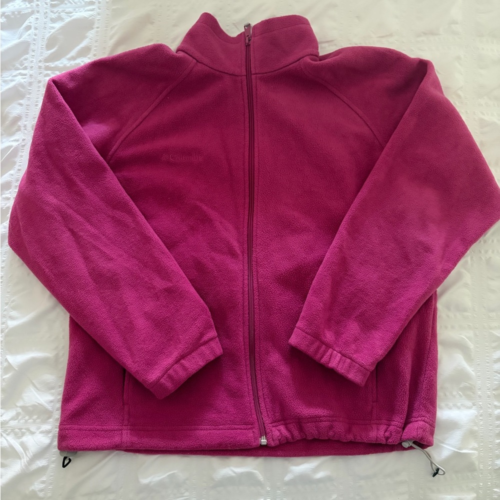 Columbia Women's Fuchsia Full-Zip Fleece Jacket